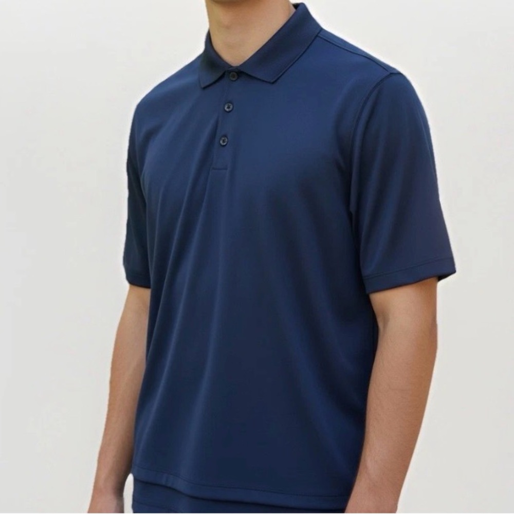 Adidas Mens Polo XL‎ Navy Climalite Golf Performance